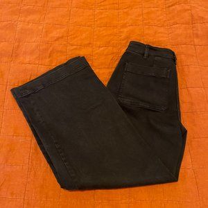 Everlane Women's Wide Leg Black Pants Size 2